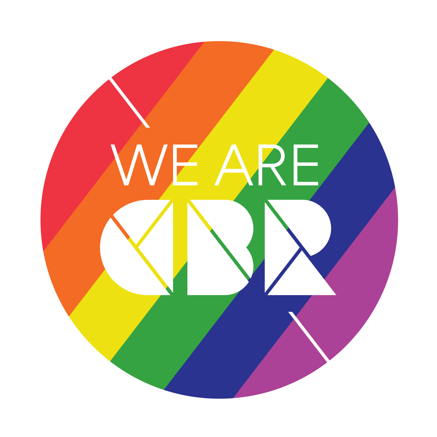 We are cbr pride badge