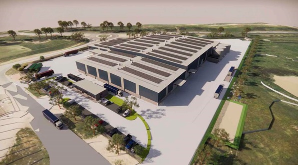 Design of the new recycling facility in Hume.