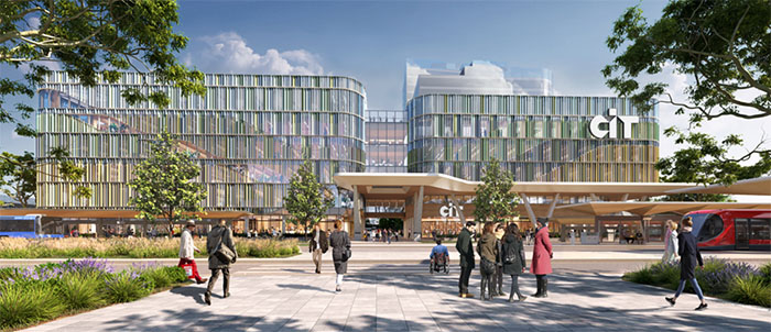 Artists impression of CIT Woden
